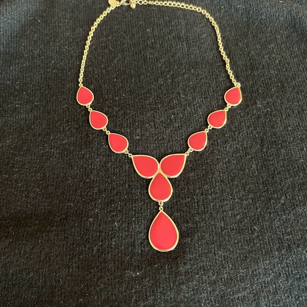 (Bundle 3 for $15) Charming Charlie Two Sided Teardrop Necklace - Picture 3 of 5